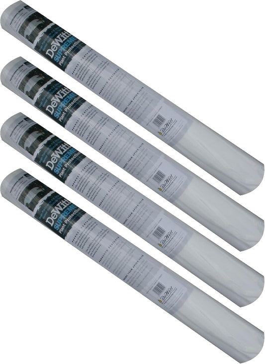 Dewitt Plant Cover Fabric-Frost Protection-4-Pack 6 x 50 ft-Polypropylene