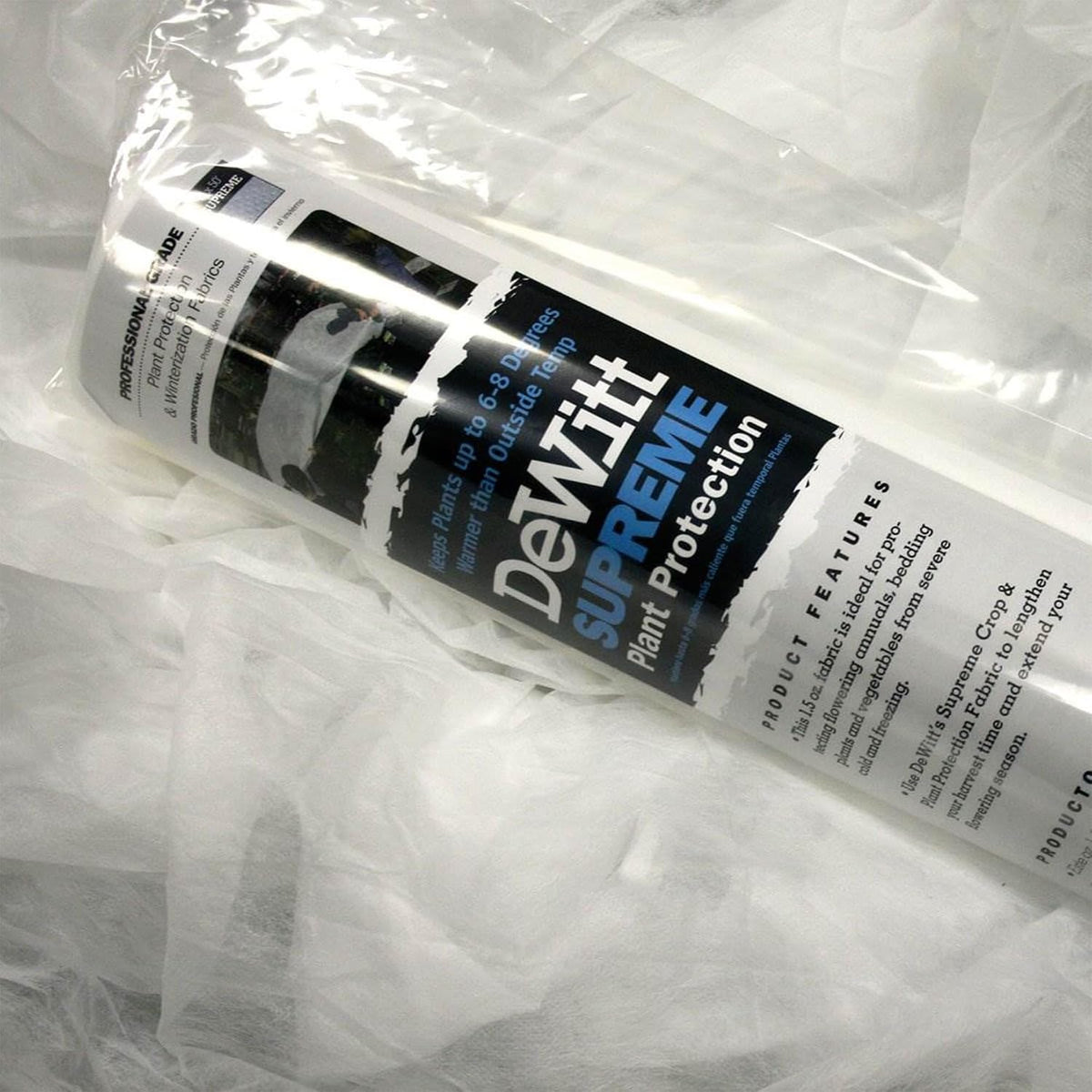 Dewitt Plant Cover Fabric-Frost Protection-4-Pack 6 x 50 ft-Polypropylene