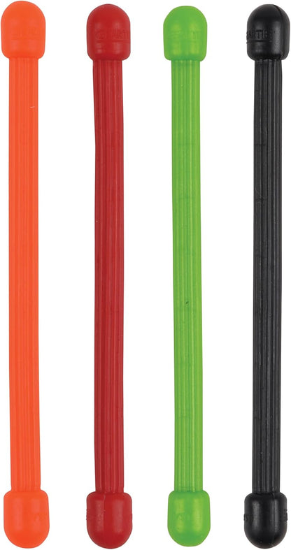 GT3-4PK-A1 Original Gear, Reusable Rubber Twist Tie, Made in The USA, 3-Inch, 3" - 4-Pack, Colors may vary, 4 Count