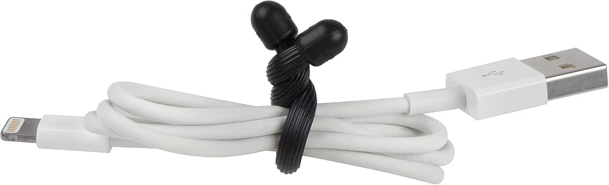 GT3-4PK-A1 Original Gear, Reusable Rubber Twist Tie, Made in The USA, 3-Inch, 3" - 4-Pack, Colors may vary, 4 Count