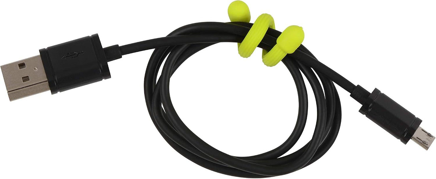 GT3-4PK-A1 Original Gear, Reusable Rubber Twist Tie, Made in The USA, 3-Inch, 3" - 4-Pack, Colors may vary, 4 Count