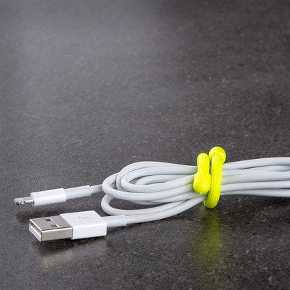 GT3-4PK-A1 Original Gear, Reusable Rubber Twist Tie, Made in The USA, 3-Inch, 3" - 4-Pack, Colors may vary, 4 Count