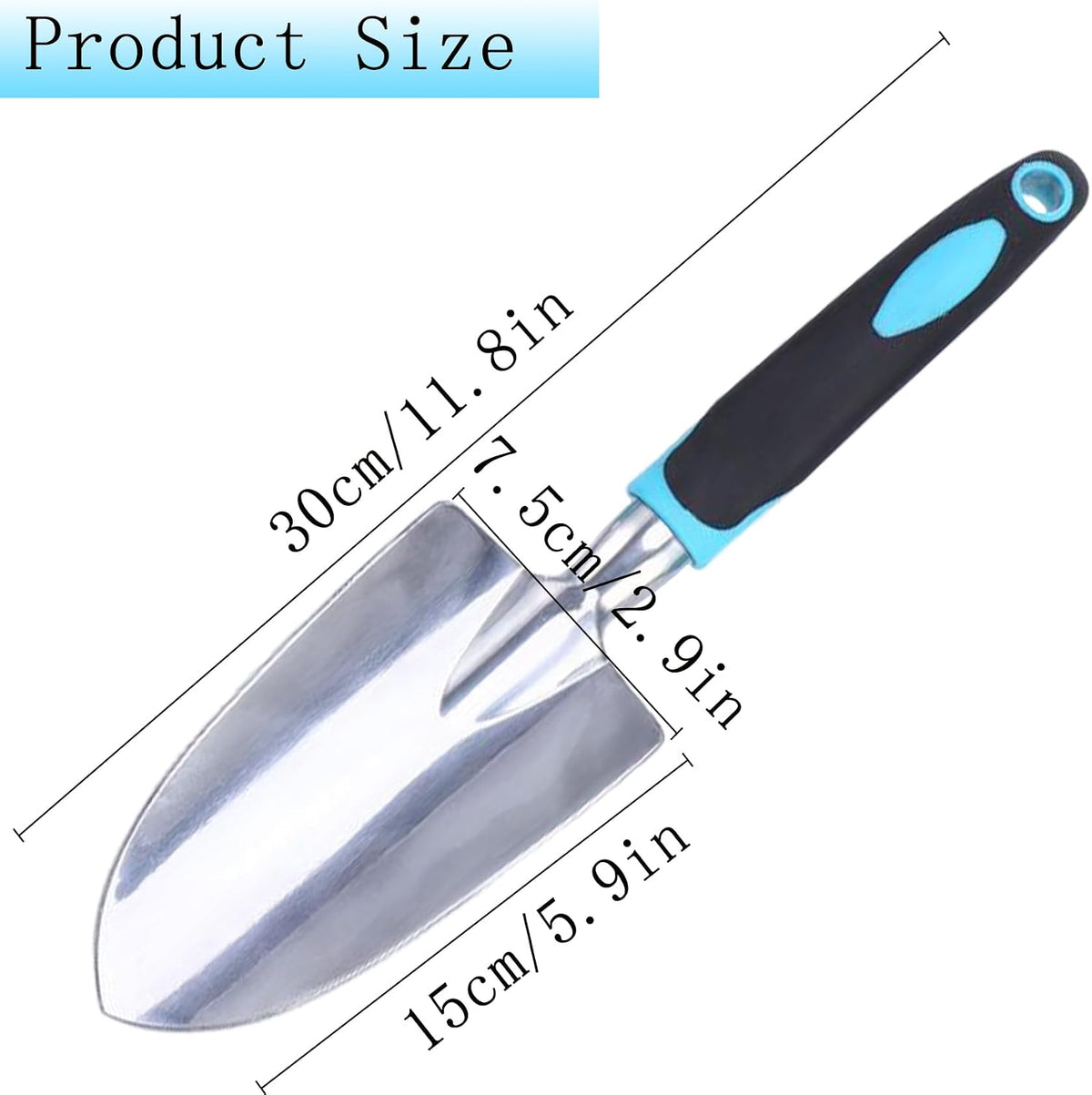 Garden Shovel Garden Hand Trowel, Heavy Duty Gardening Hand Tools