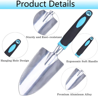 Garden Shovel Garden Hand Trowel, Heavy Duty Gardening Hand Tools