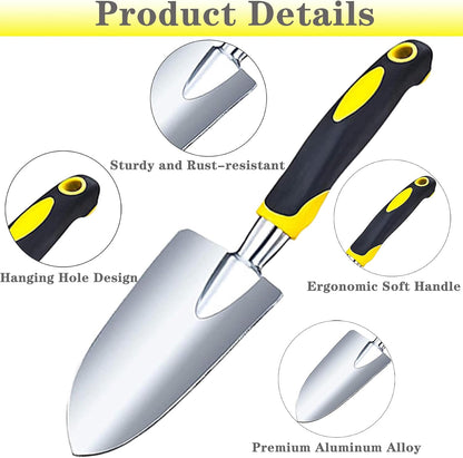Garden Shovel Garden Hand Trowel, Heavy Duty Gardening Hand Tools