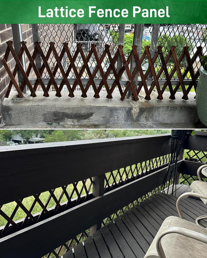 2Pack Expandable Wooden Lattice Wall,Plant Garden Trellis for Climbing Plants Outdoor, Plant Vertical Rack Wall Decor Indoor