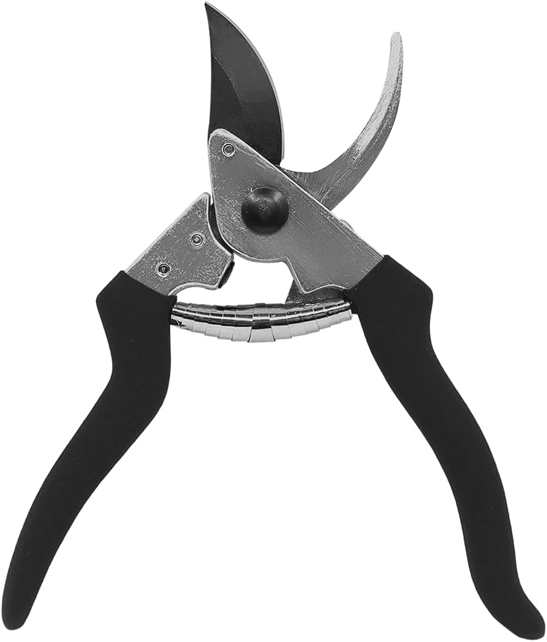 Z201 Heavy Duty Pruner, Bypass Euro, Black Handles, Steel, 8-Inch