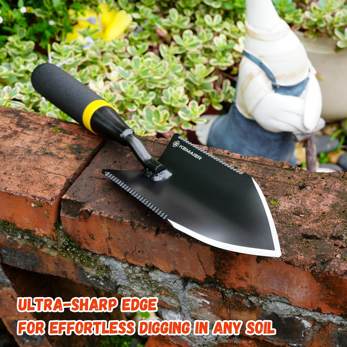 Heavy Duty Garden Trowel, Hand Shovel Digging Tool
