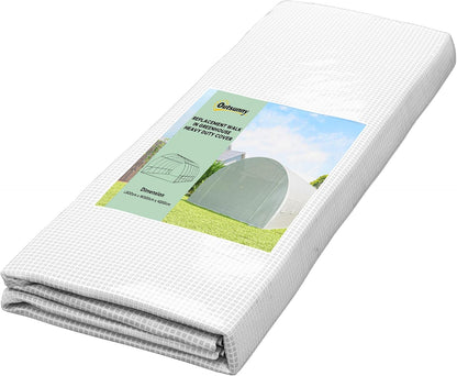 9.8' x 6.6' x 6.6' Plastic Greenhouse Cover Replacement Green
