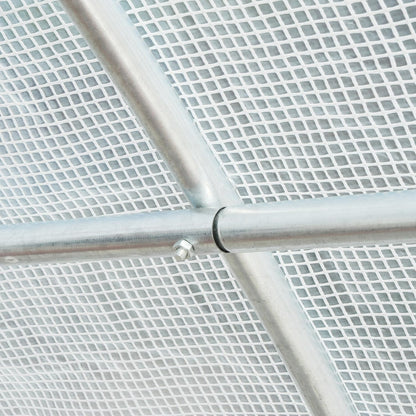 9.8' x 6.6' x 6.6' Plastic Greenhouse Cover Replacement Green