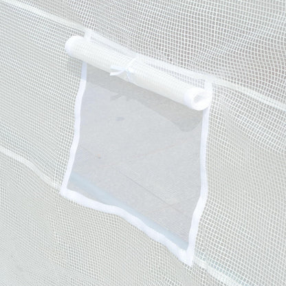 9.8' x 6.6' x 6.6' Plastic Greenhouse Cover Replacement Green