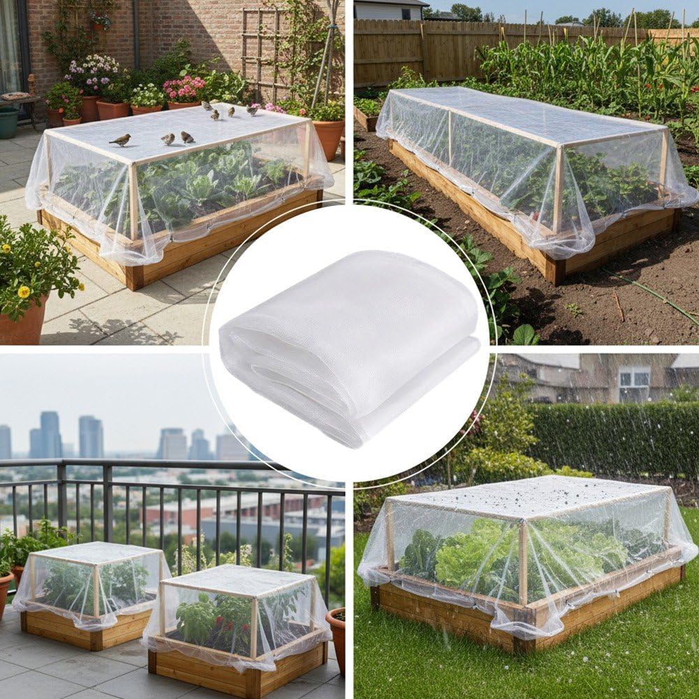 Insect Netting for Garden, Plant Mesh Cover, Berry Netting, Bug Screen for Vegetable Crops, Reusable Plant Protection