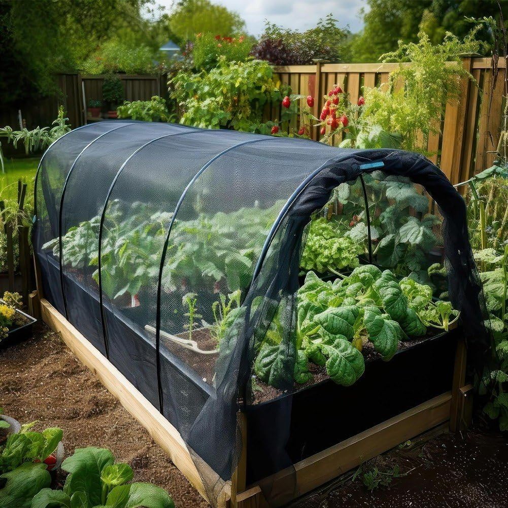 Insect Netting for Garden, Plant Mesh Cover, Berry Netting, Bug Screen for Vegetable Crops, Reusable Plant Protection