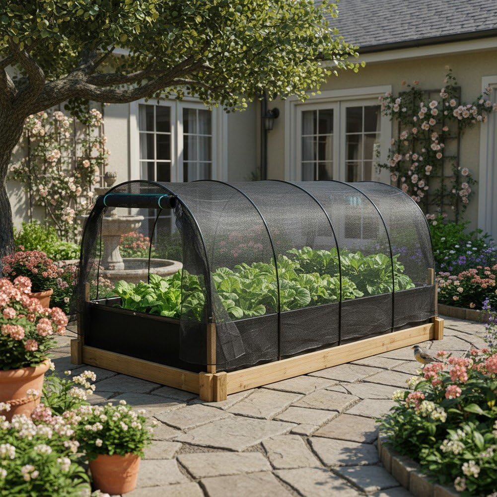 Insect Netting for Garden, Plant Mesh Cover, Berry Netting, Bug Screen for Vegetable Crops, Reusable Plant Protection