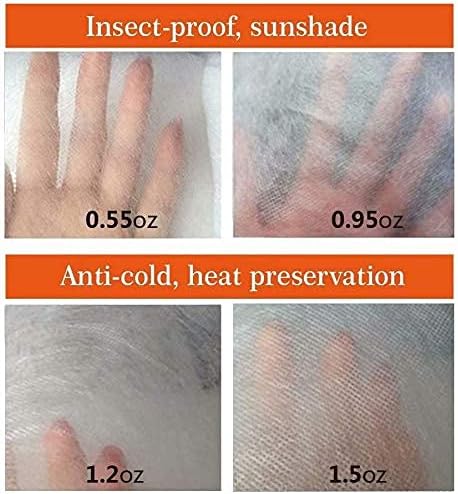 Plant Covers Freeze Protection H48 x55 0.9oz Plant Frost Protection Covers Plant Protection Winter Cover Drawstring Bags Cold Frost Blanket,White - Colors B