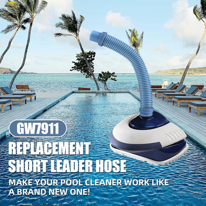 2026Upgrade GW7911 Short Leader Hose Replacement Kreepy Krauly SandShark