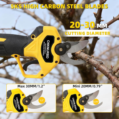 Pruning Shears Compatible with Dewalt 20V Battery,LCD Display SK5 Blades