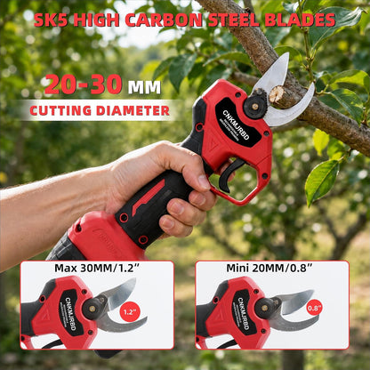 Pruning Shears Compatible with Dewalt 20V Battery,LCD Display SK5 Blades
