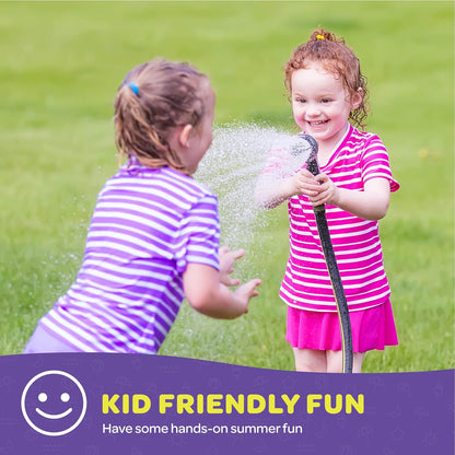 Hose Nozzle [Purple] Heavy Duty Hose Sprayer With 10 Adjustable Watering Patterns. Thumb Control Design, Comfortable Ergonomic Grip, Garden Hose Nozzle for Watering Plants & Lawns/Fun showers/Cleaning