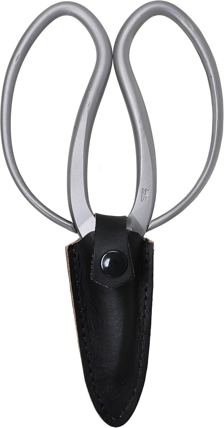 Bonsai Scissors Made in Japan 7", Japanese Stainless Steel Blade, Okubo Shears for Bonsai and Garden Use
