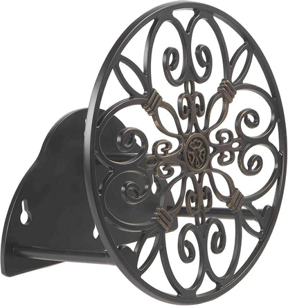 670 Wall Mounted Decorative Hose Butler, Holds 125-Feet of , Black