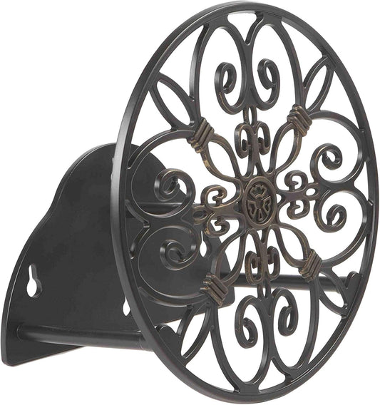 670 Wall Mounted Decorative Hose Butler, Holds 125-Feet of , Black