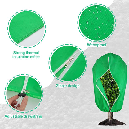 2 Pack 10 x 30ft Plant Covers Freeze Protection 1.2oz Frost Cloth