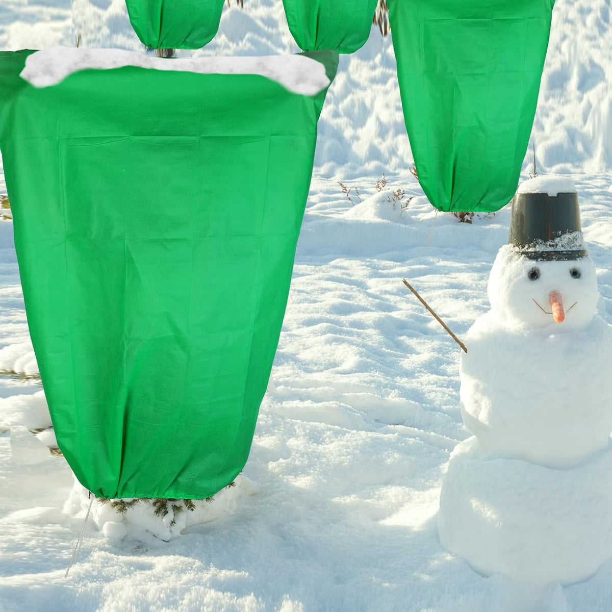 2 Pack 10 x 30ft Plant Covers Freeze Protection 1.2oz Frost Cloth