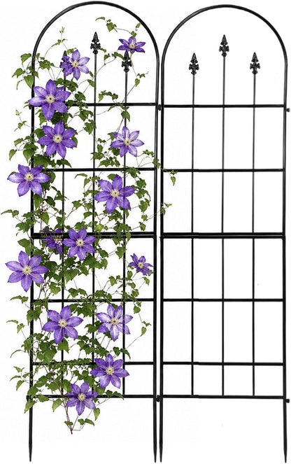 2 Pack Garden Trellis for Climbing Plants Outdoor, 16'' W x 59" H