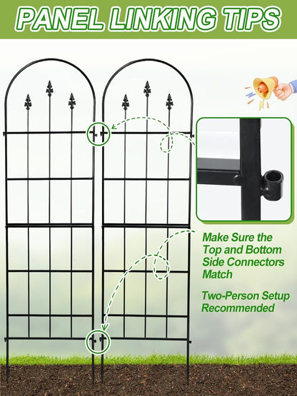 2 Pack Garden Trellis for Climbing Plants Outdoor, 16'' W x 59" H