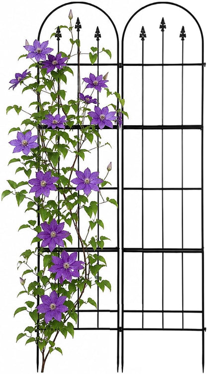 2 Pack Garden Trellis for Climbing Plants Outdoor, 16'' W x 59" H