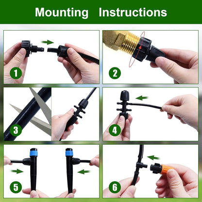 260 FT Drip Irrigation System