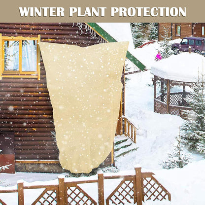 Plant Covers Freeze Protection, Winter Frost Cloths 2.8oz/yd² with Zipper and Drawstring, Garden Cover Protective Blankets for Outdoor Plants Fruit Palm Olive Trees (23in*31in 2pcs)