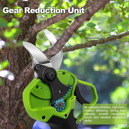 2-in-1 Electric Pole Pruning Shears Cordless,Branch Cutter for Trees Flower