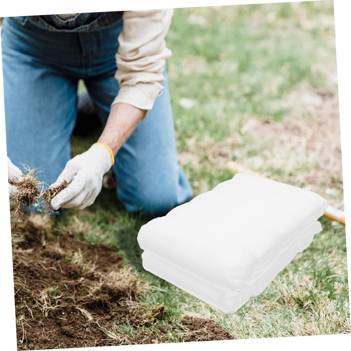 Reusable Floating Row Cover Plant Frost Cover for Winter Raised Garden Bed Plant Protection