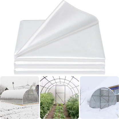8 X 26 Ft Clear Greenhouse Plastic, Plant Covers Freeze Protection