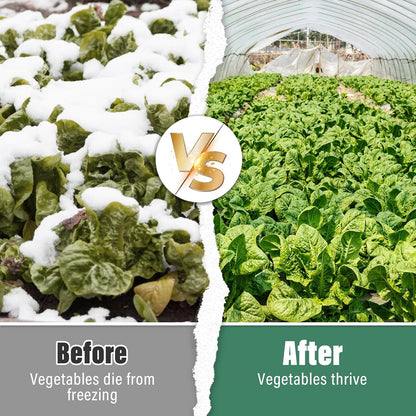 8 X 26 Ft Clear Greenhouse Plastic, Plant Covers Freeze Protection