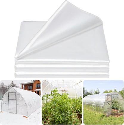 8 X 26 Ft Clear Greenhouse Plastic, Plant Covers Freeze Protection