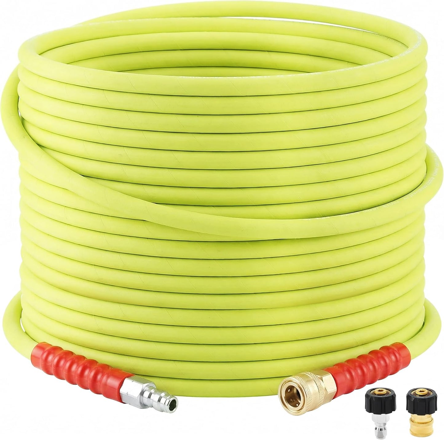 Pressure Washer Hose Reel 300ft x 3/8" / 500ft x 1/4", Heavy Duty