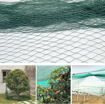 Anti Bird Netting for Garden Woven Mesh - Heavy Duty Protect Plants and Fruit Trees from Rodents Birds Deer Poultry Reusable and Doesn't Tangle (19.5 ft x 40 ft)