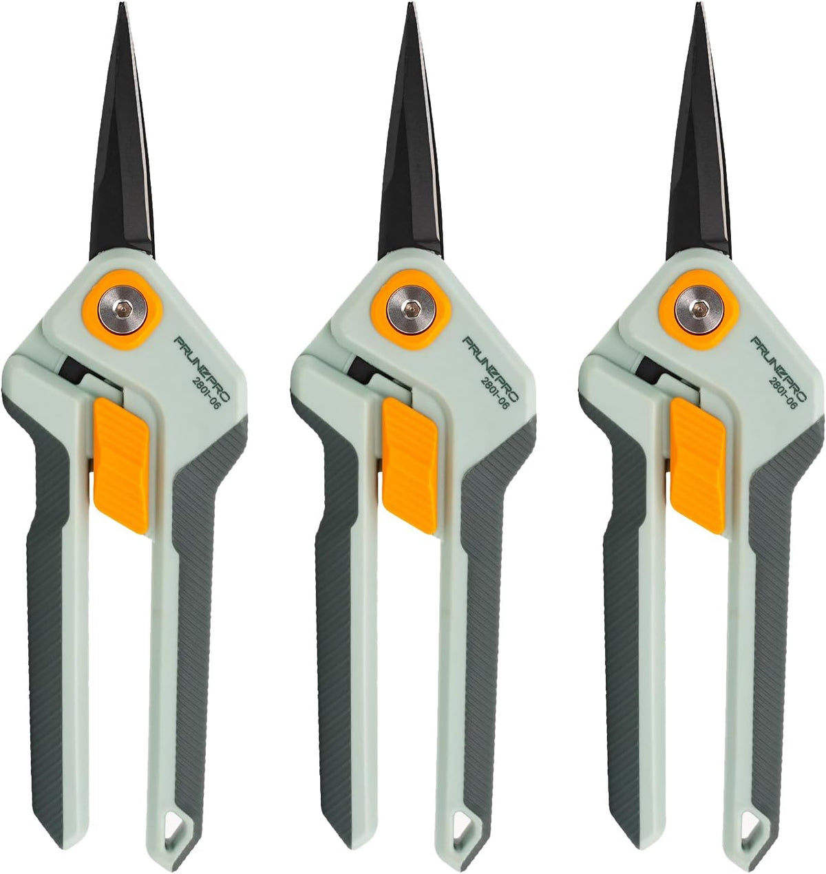 Garden Scissors Pruning Shears Sharp Stainless Steel Non-Stick Teflon Coating Blade for Precise Cuts Garden Snip Bonsai Clippers for Plants Rose Flower