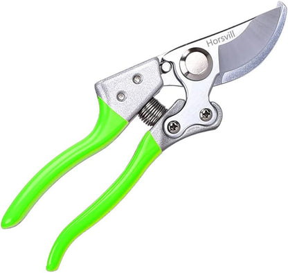 Garden Shears, Japanese Floral branch cutters, Snips for Gardening, Flower scissors Florist clippers, Hand Held Pruners for Gardening Heavy Duty, Pruning shears for garden (Wood grain)