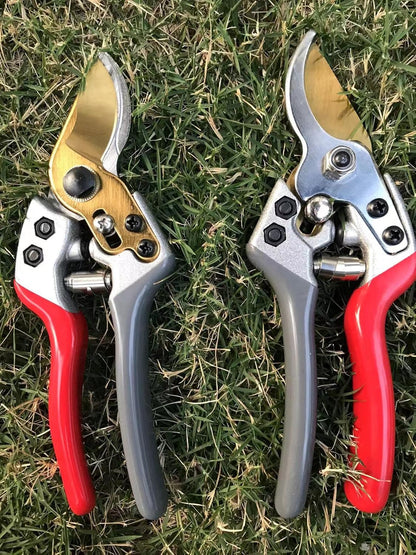 Garden Shears, Japanese Floral branch cutters, Snips for Gardening, Flower scissors Florist clippers, Hand Held Pruners for Gardening Heavy Duty, Pruning shears for garden (Wood grain)