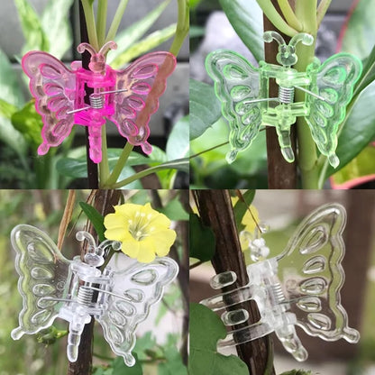70PCS Orchid Clips Butterfly Plant Clips Orchid Support Clips Vine Clips Plant Clips for Support Flower Orchid Vine