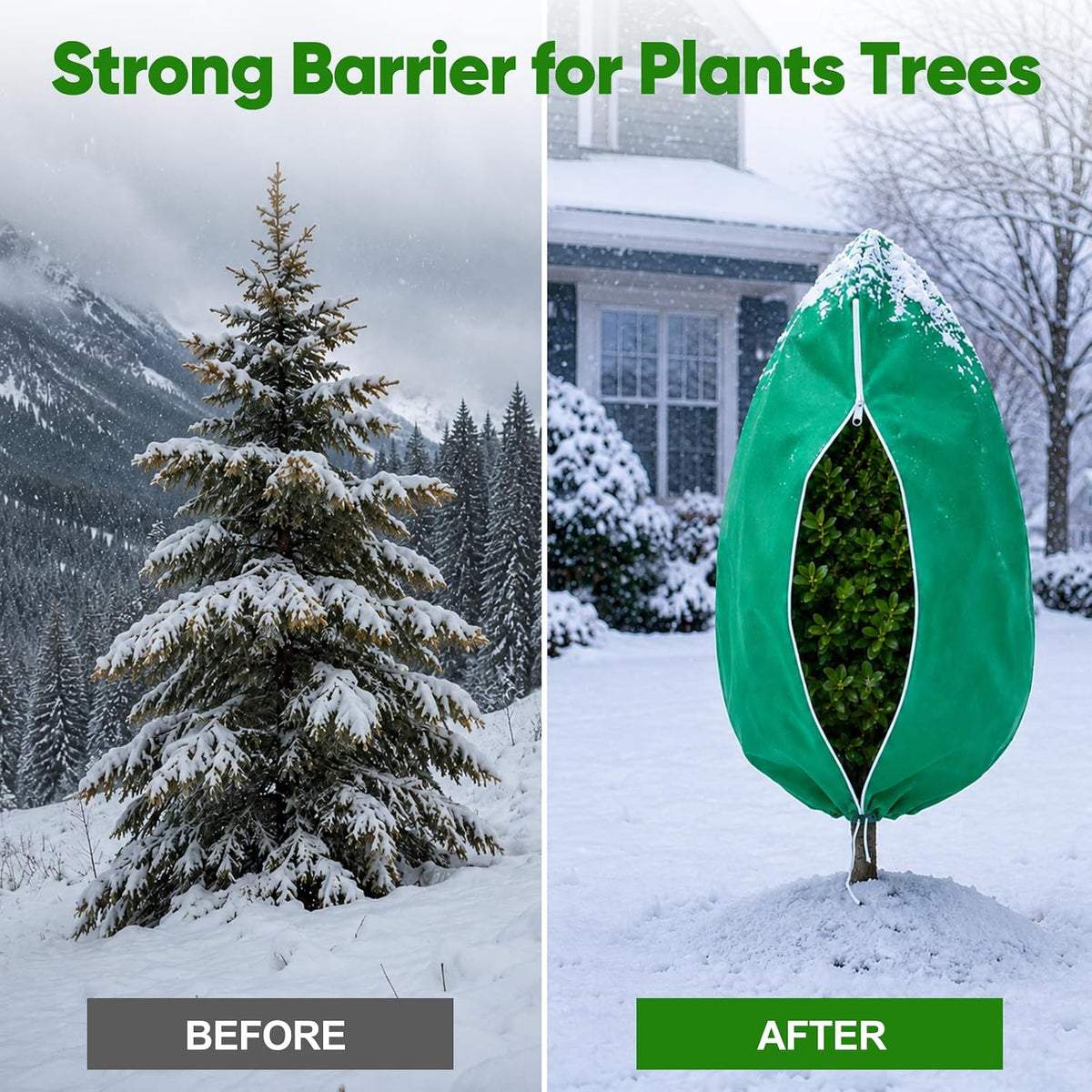 4 Pack Plant Covers Freeze Protection Frost Blanket 32"x47.2"