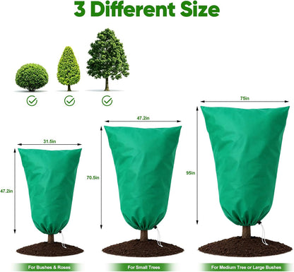 4 Pack Plant Covers Freeze Protection Frost Blanket 32"x47.2"