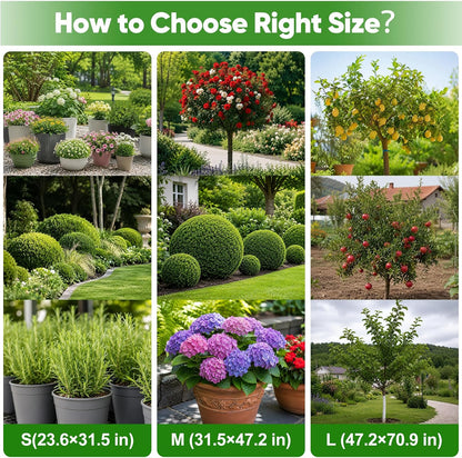 4 Pack Plant Covers Freeze Protection Frost Blanket 32"x47.2"
