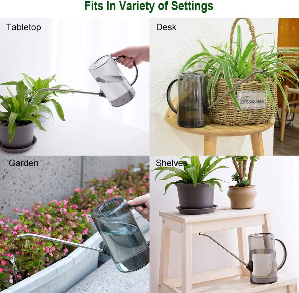 Small Watering Can, Plant Water Can for Indoor Plants, Plant Waterer 1Liter
