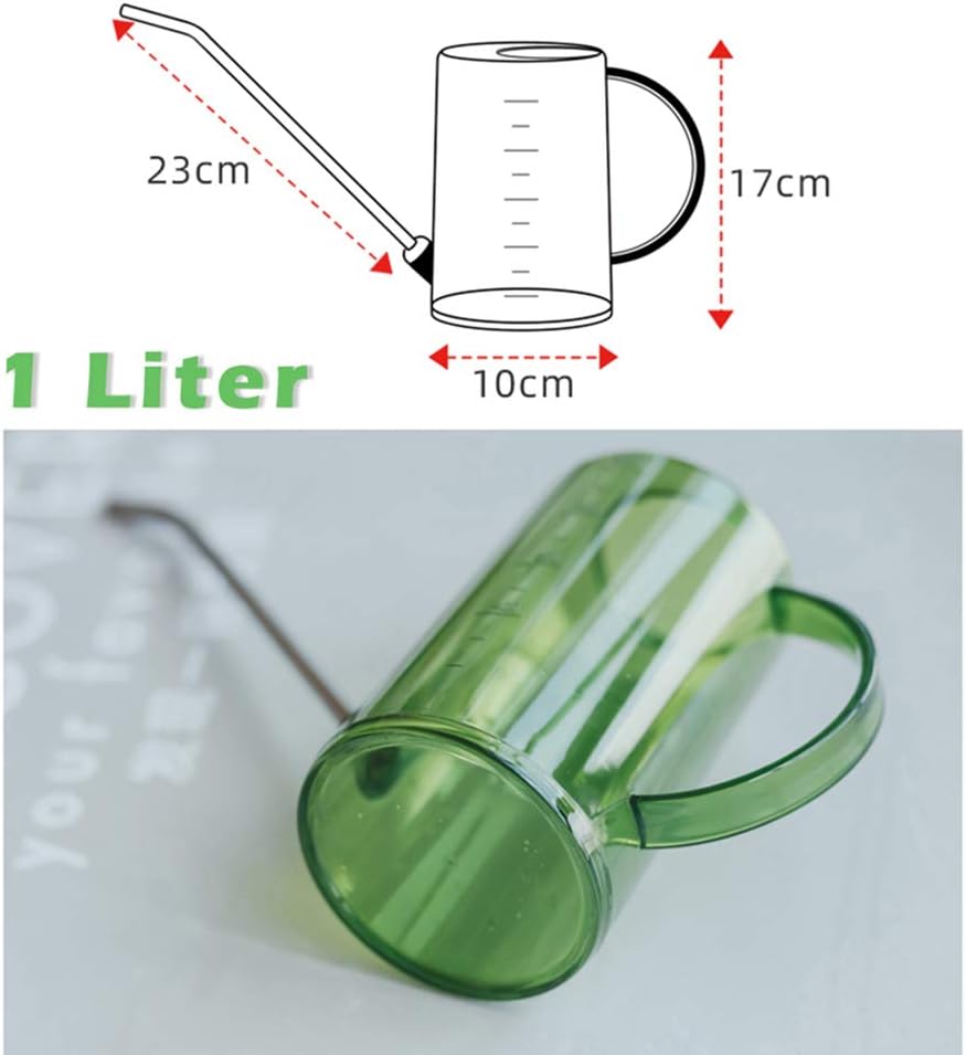 Small Watering Can, Plant Water Can for Indoor Plants, Plant Waterer 1Liter