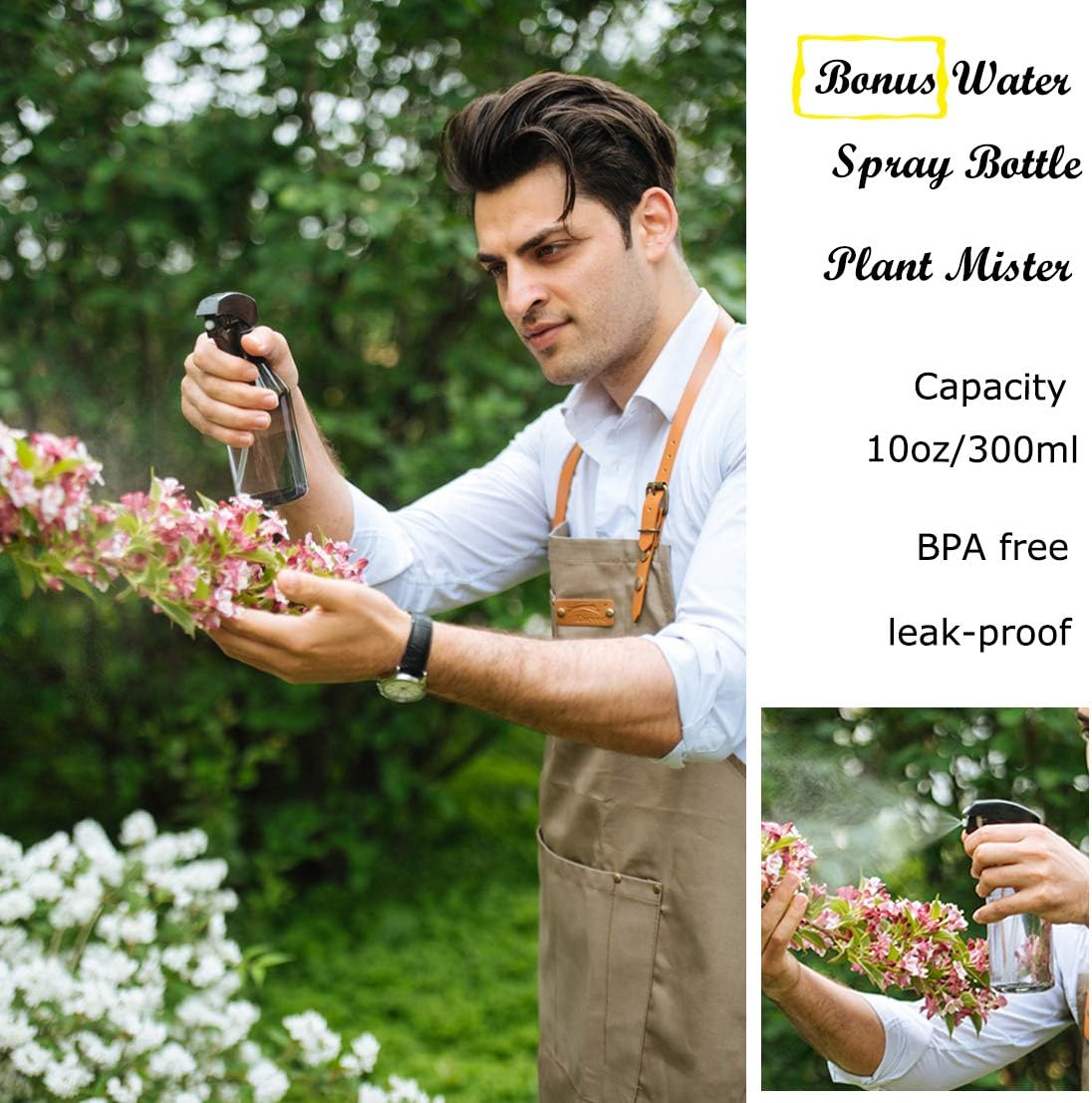 Small Watering Can, Plant Water Can for Indoor Plants, Plant Waterer 1Liter